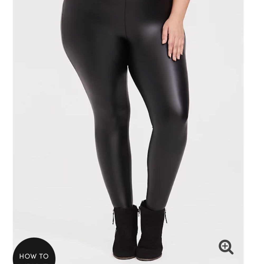 Faux Leather Torrid Leggings